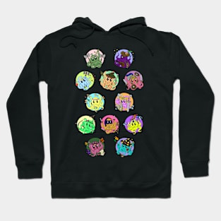 Cartoon Octopus Dungeons and Dragons Class Pattern Hoodie